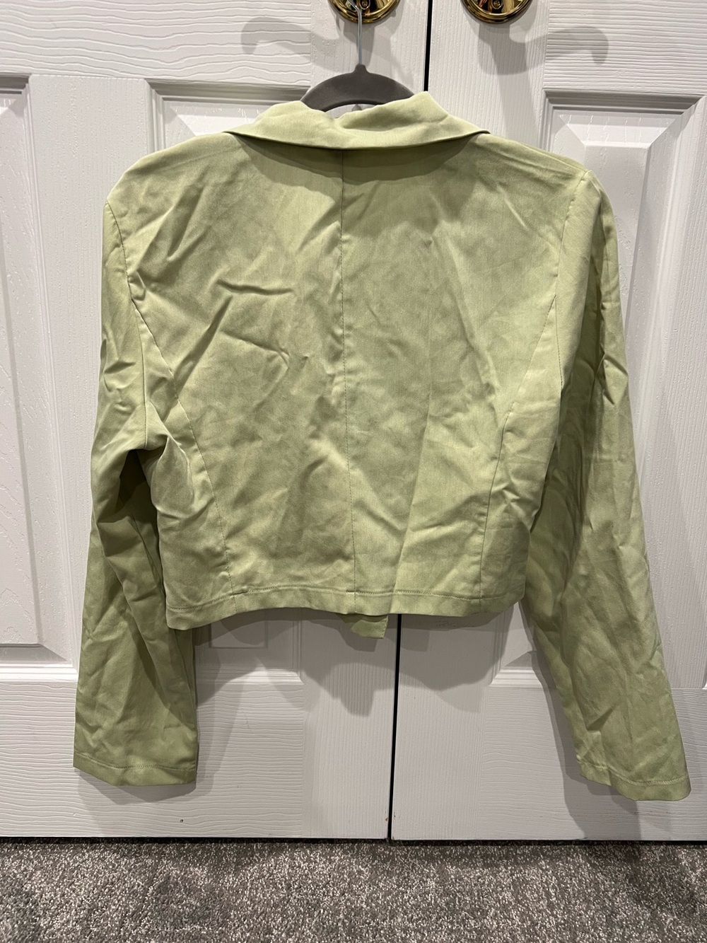 SHEIN Sage Green Blazer & Skort Matching Set | Size L - Picture 3 of 7